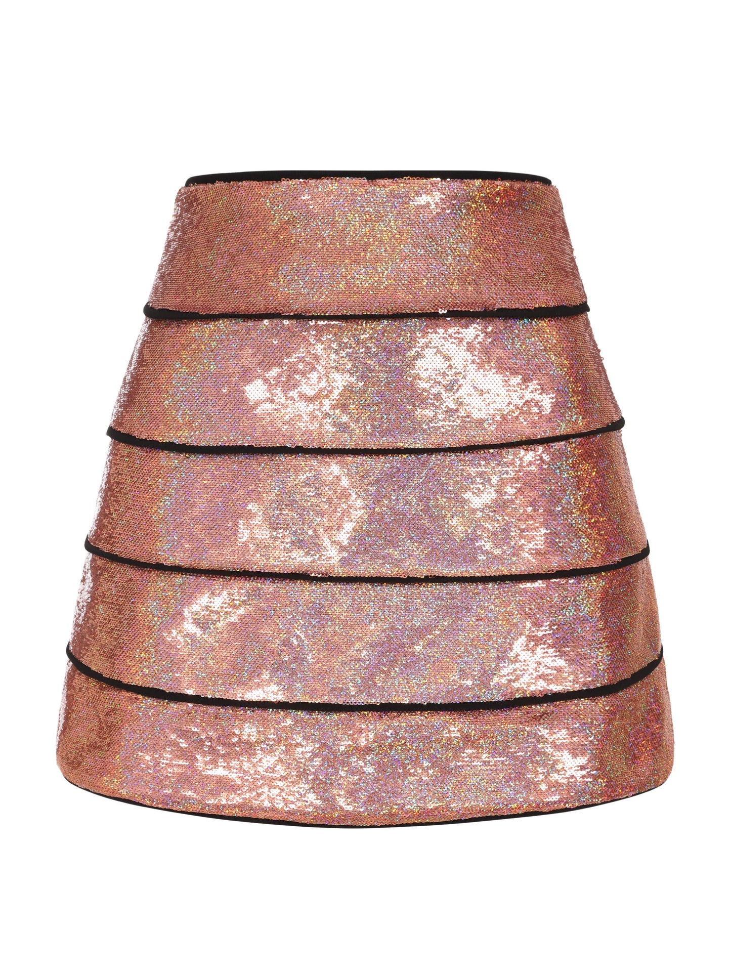 Pink sequin skirt