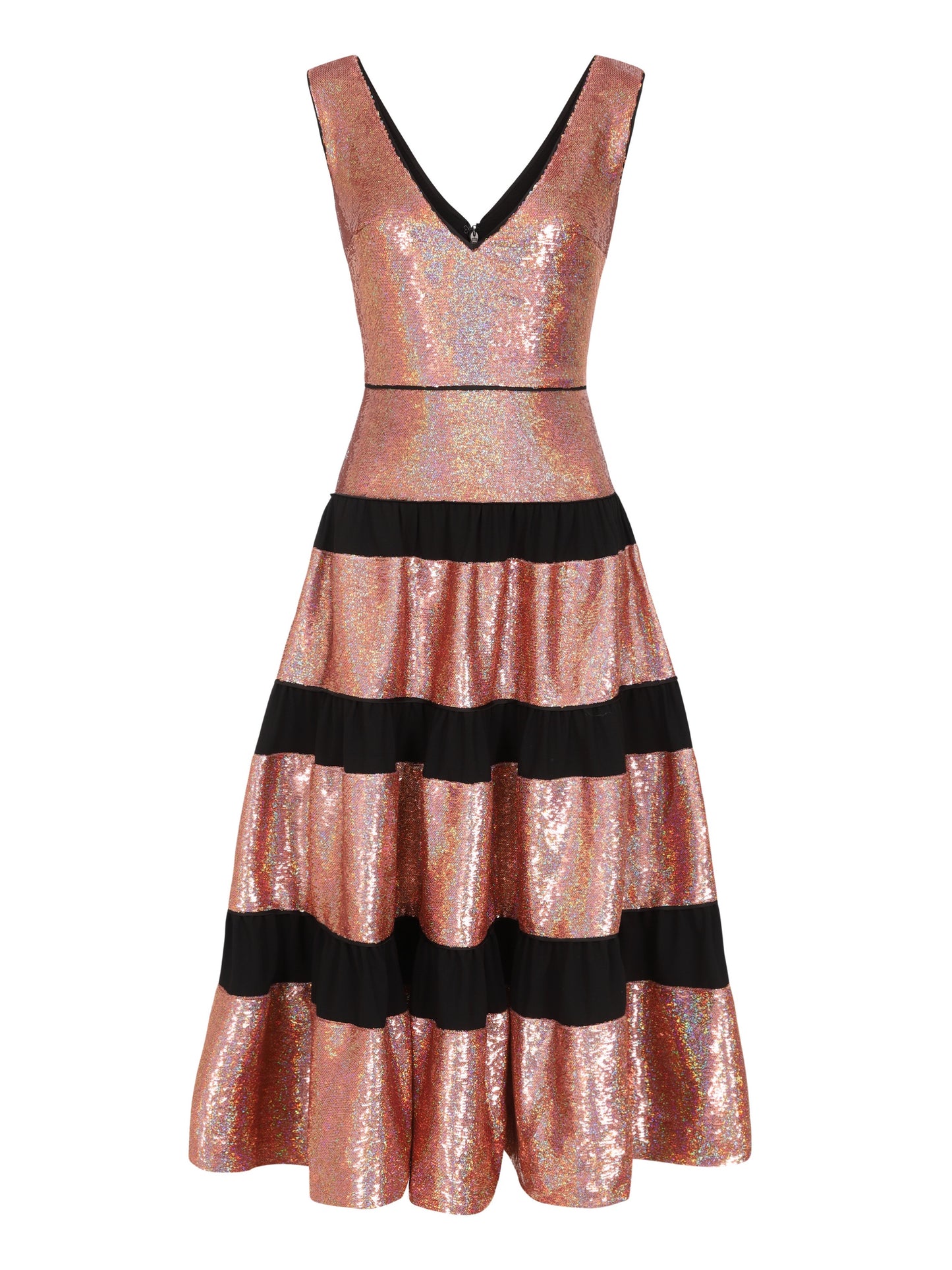 designer Pink sequin dress